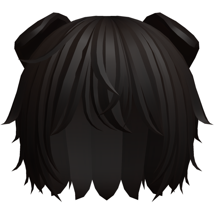 cute messy emo puppy boy hair in dark brown