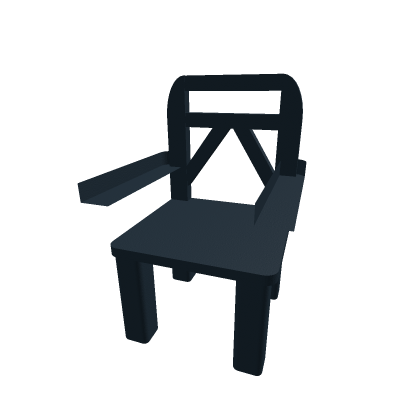 "Modern" Black Chair