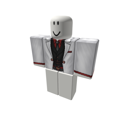 White Yakuza Suit Shirt Roblox