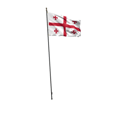 Georgian Waving Flag
