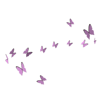 Swirl of Pink Butterflies (Top)