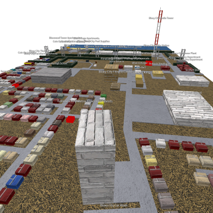 Map of Bloxy City