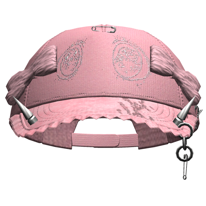 Grunge Anime Eyes Cap (Peach)