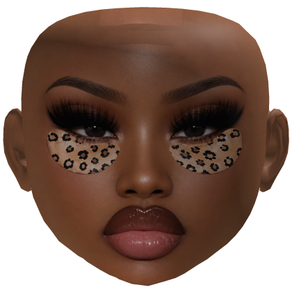 CHEETAH I Leopard Eye Patch Mesh Makeup Roblox item
