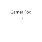 Gamer Fox
