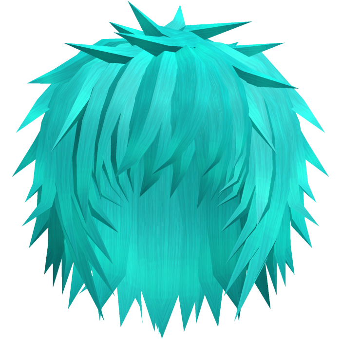 Cyan Spiky Emo Vkei Anime Boy Hair