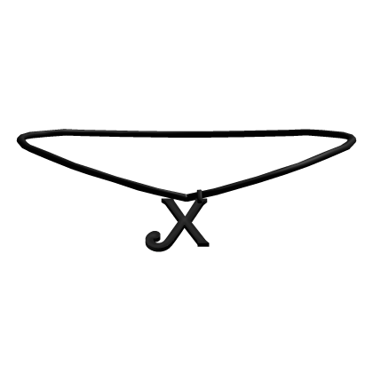 ꒰3.0꒱ BB initial necklace: X