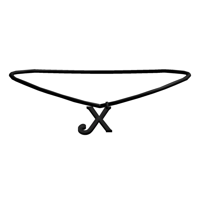 ꒰3.0꒱ BB initial necklace: X