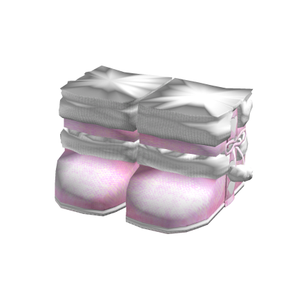 Cute Pink Winter Wonderland Boots