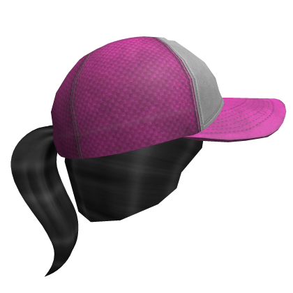 Ponytail w Trucker Cap Pink Roblox item