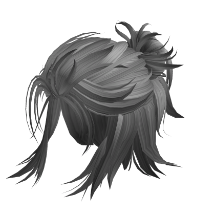 silver ronin samurai hair Roblox item