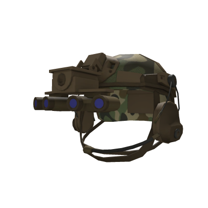 Green Tactical Helmet (Jungle Camo) Roblox item