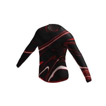 Red Wavy Longsleeve Shirt
