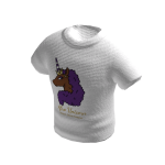 White Basic Unicorn T Shirt