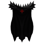 Black and Red Cape