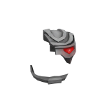 Silver Cyborg Face Gear