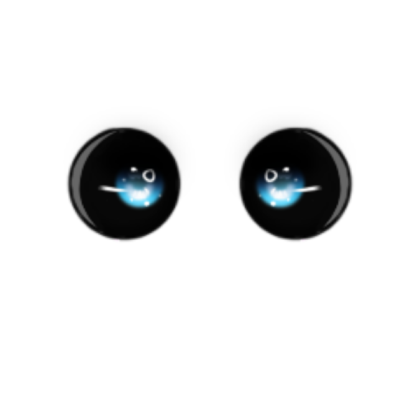 Ghostly blue eyes Roblox decal