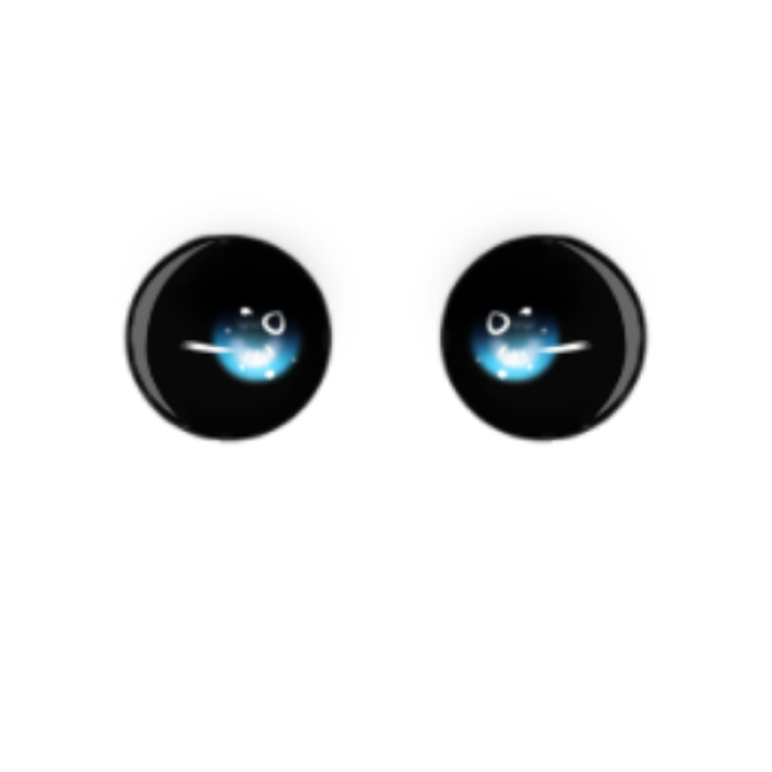 Ghostly blue eyes Roblox decal