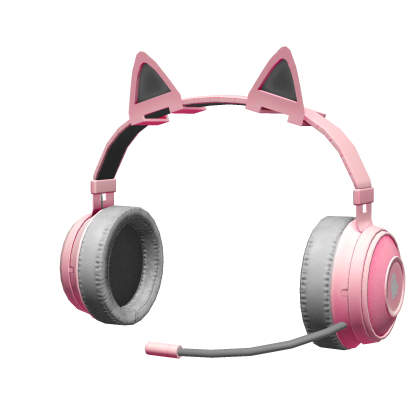 Pink Cat Headphones