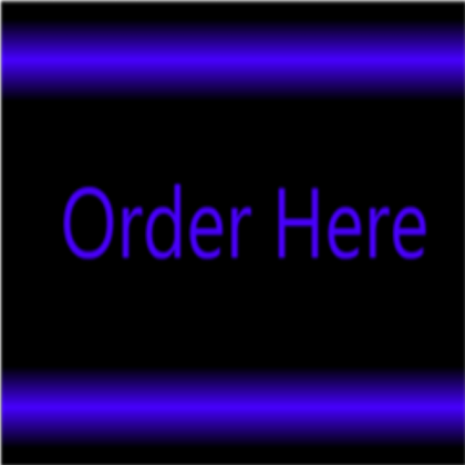 Order Here Sign Roblox decal