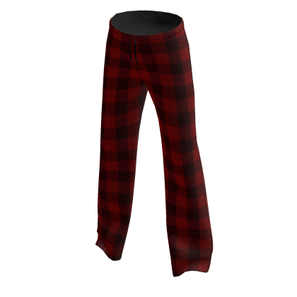Red Flannel Plaid Pajama Pants