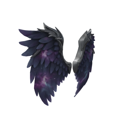 Starfall Raven Wings | Cosmic Violet