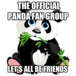 Panda group fan group