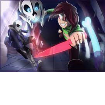 Sans vs chara (Gaster Event and more!)