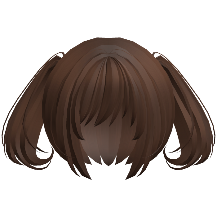 moe swirl kawaii soft ponytails brown