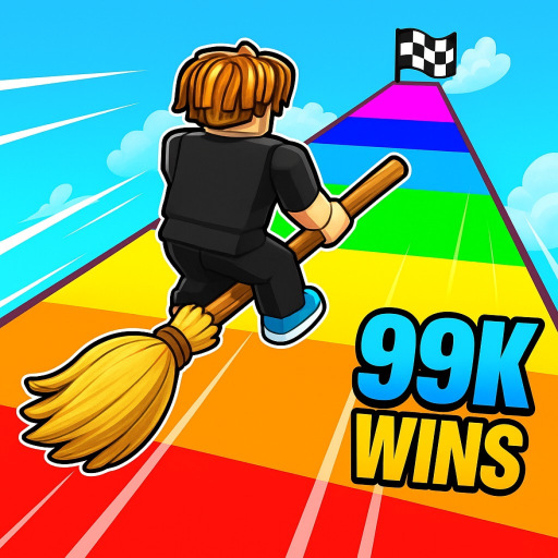 Broom Race🧹 official Roblox game thumbnail