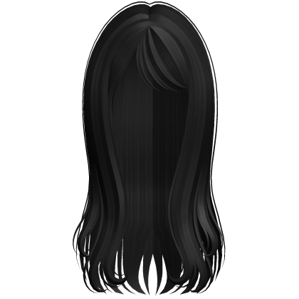 long emo popular nerd bangs haircut black