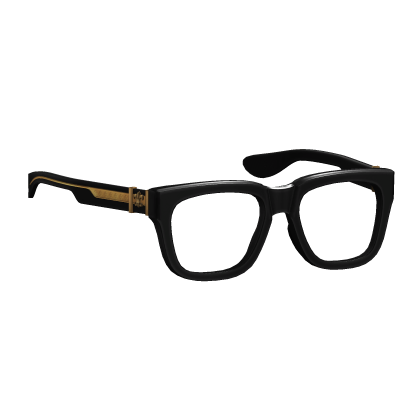 Luxury Square Frame — Black & Gold