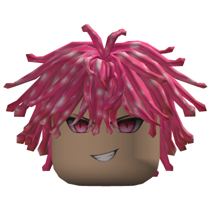 Spiky Anime Boy Hair (Pink)