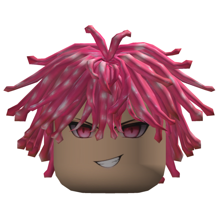Spiky Anime Boy Hair (Pink)