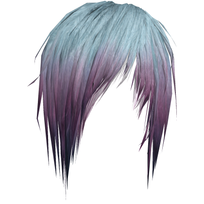 Sideswept Fringe Addon`purple/blue/white Roblox item