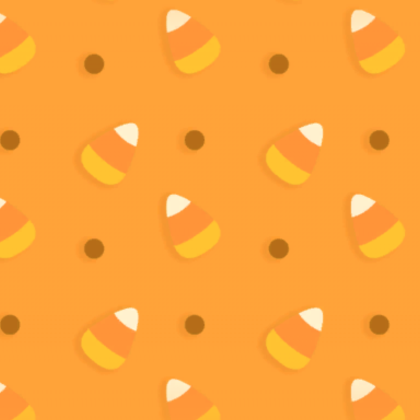 Orange Halloween Candy Corn