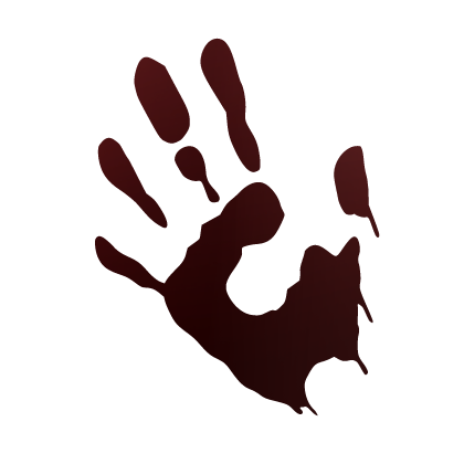Red Paint Handprint