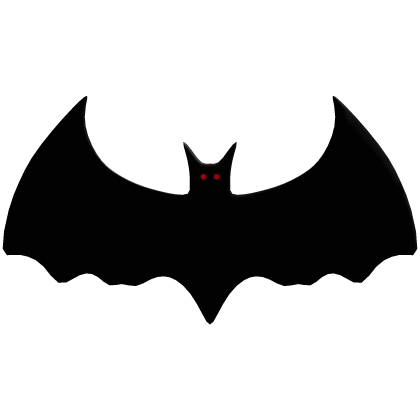 Gothic Halloween Spooky Bat Face Bandaid red Eyes