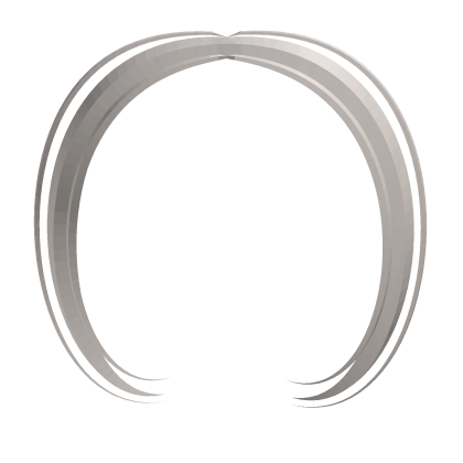 Simple Front Pieces Bangs - White Roblox item