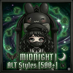 🦇 MIDNIGHT | ALT Styles [500+] 🌙🕷️