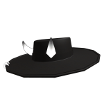 Horn Wide Brim Hat