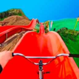 Ride Down A Huge WaterSlide!