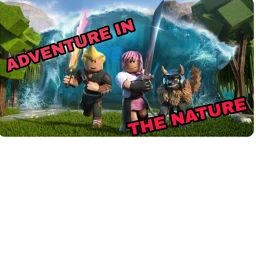 Aventure in the nature icon