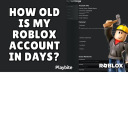 How old are your roblox account?