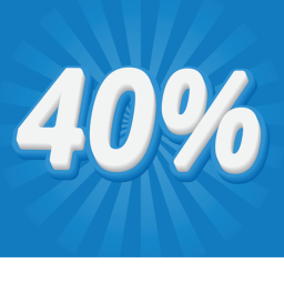 SAVE 40%