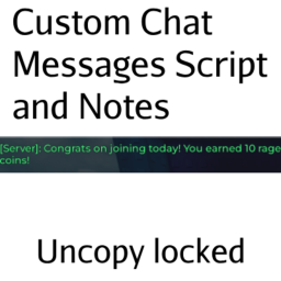 Sending Server Messages Script and Notes
