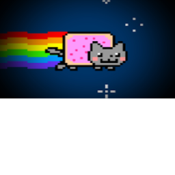 Nyan cat goes savage
