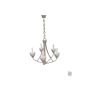 Chandelier that uses pl bulbs