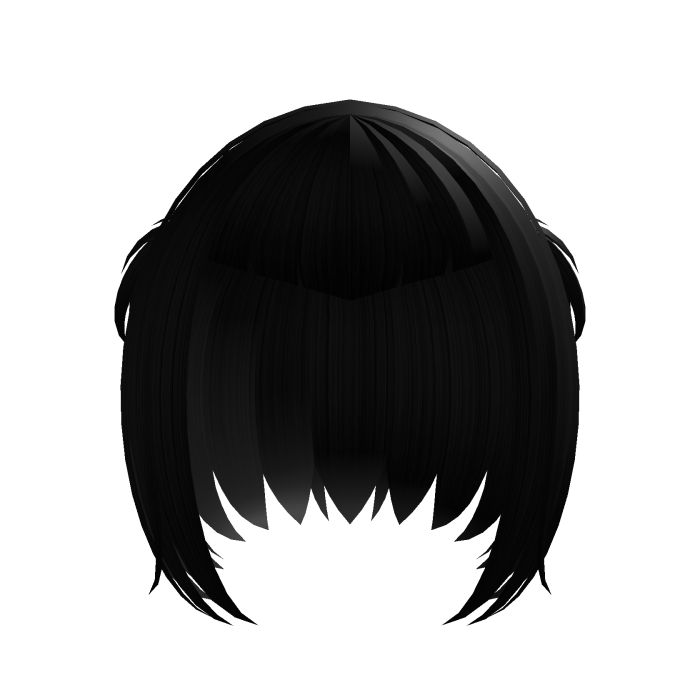 Black gothic vampire short bob with pigtails