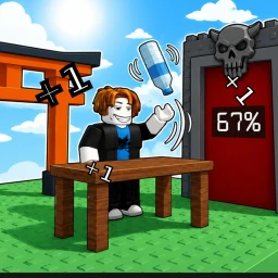 +1 Bottle Flip Obby Escape  icon